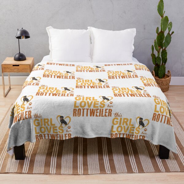 Item preview, This Girl Loves Her Rottweiler ! Especially for Rottweiler Dog Lovers! designed and sold by rs-designs.
