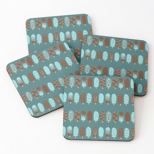 Item preview, Choco mint popsicles in blue  designed and sold by Lwahniarts.