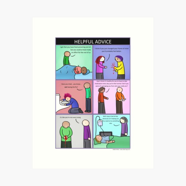 Helpful Advice Art Print