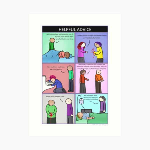 Helpful Advice Art Print