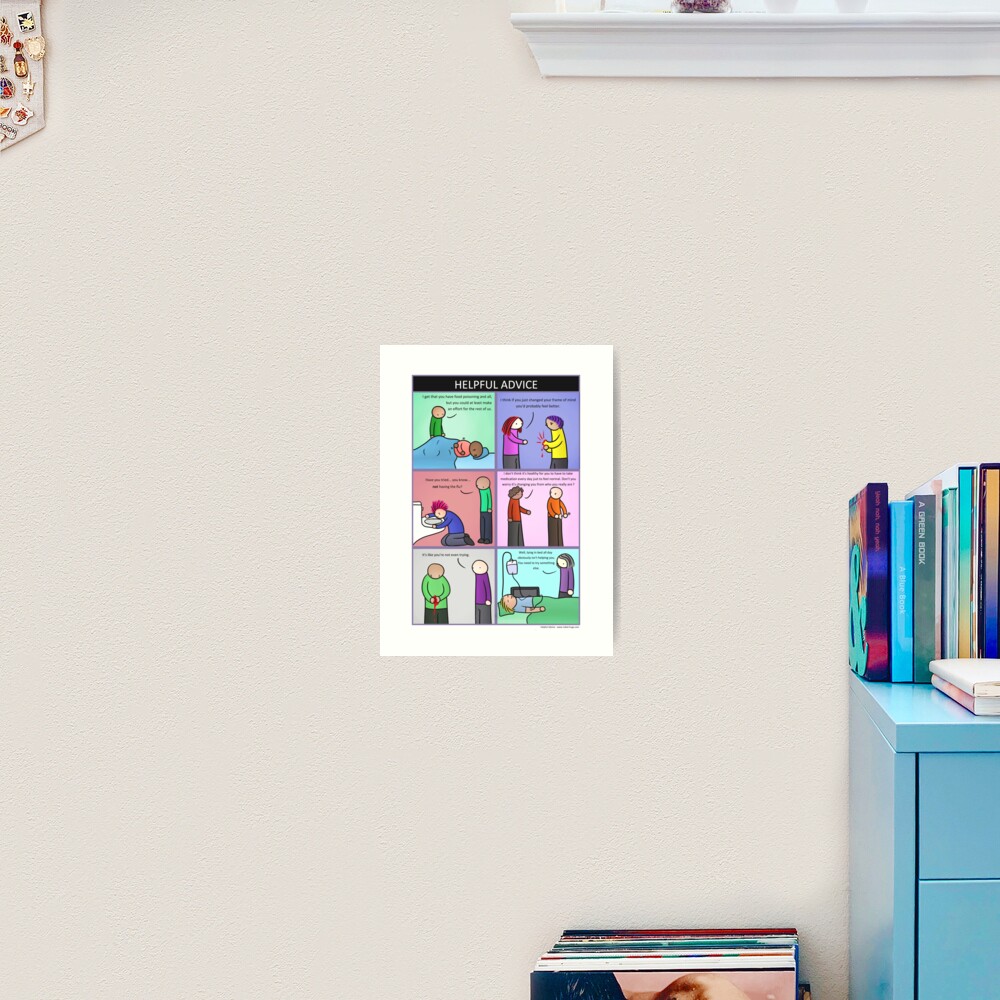 Helpful Advice Art Print