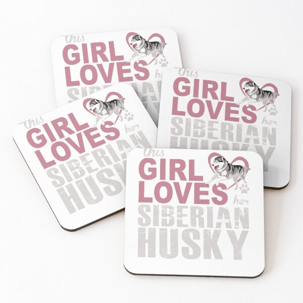 Item preview, This Girl Loves Her Siberian Husky! Especially for Husky Dog Lovers! designed and sold by rs-designs.