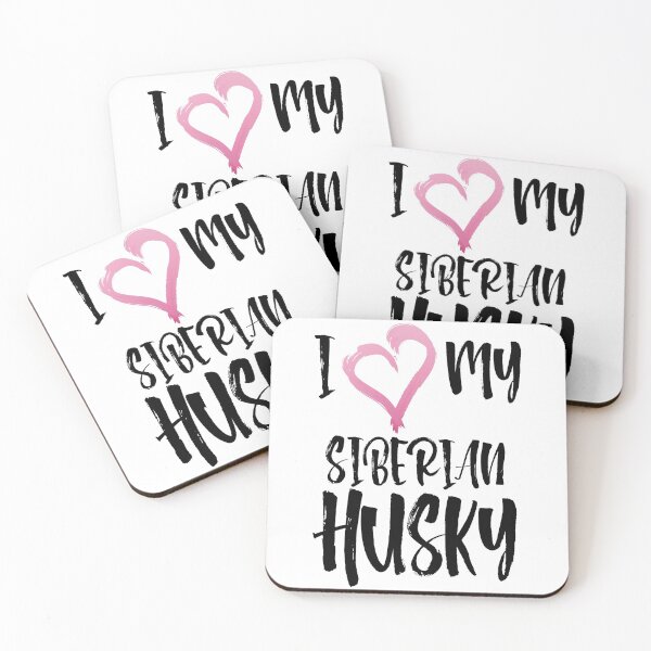 Item preview, I Heart My Siberian Husky! Especially for Husky Dog Lovers! designed and sold by rs-designs.