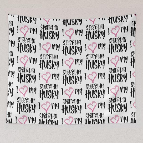 Artikelvorschau, Ich liebe meinen Siberian Husky! Speziell für Husky Dog Lovers! entworfen und verkauft von rs-designs.