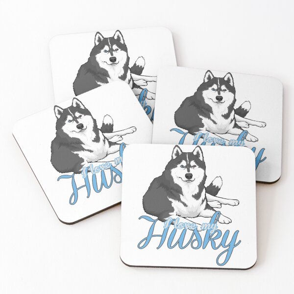 Item preview, I Love My Husky! Especially for Siberian Husky Dog Lovers! designed and sold by rs-designs.