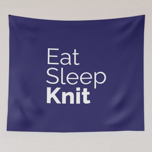 Artikelvorschau, Eat Sleep Knit entworfen und verkauft von VivtheFish.