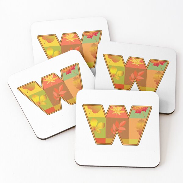 Item preview, Letter W - Autumn Design designed and sold by MoonsmileProd.
