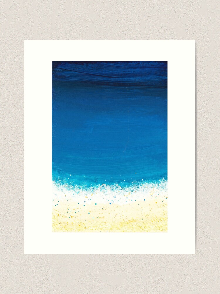 Thumbnail 2 of 3, Art Print, Seashore Two designed and sold by GillianAdams.