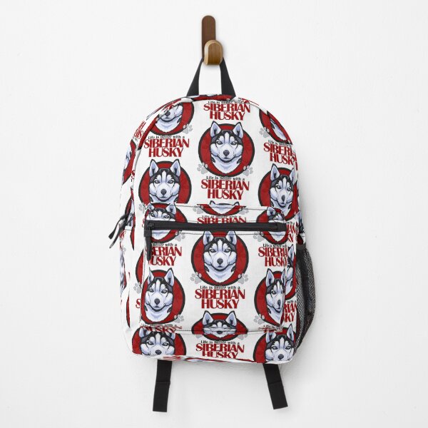 Artikelvorschau, Mit einem Siberian Husky ist das Leben besser! Speziell für Husky Dog Lovers! entworfen und verkauft von rs-designs.