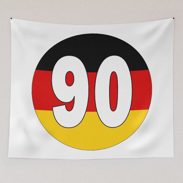 Item preview, Number 90 with Germany flag on the background designed and sold by AllShirts21.