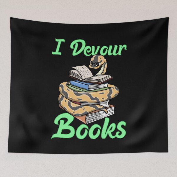 Item preview, Funny Ball Python Literate Librarian Reading Lovers designed and sold by ShopTheStyle.