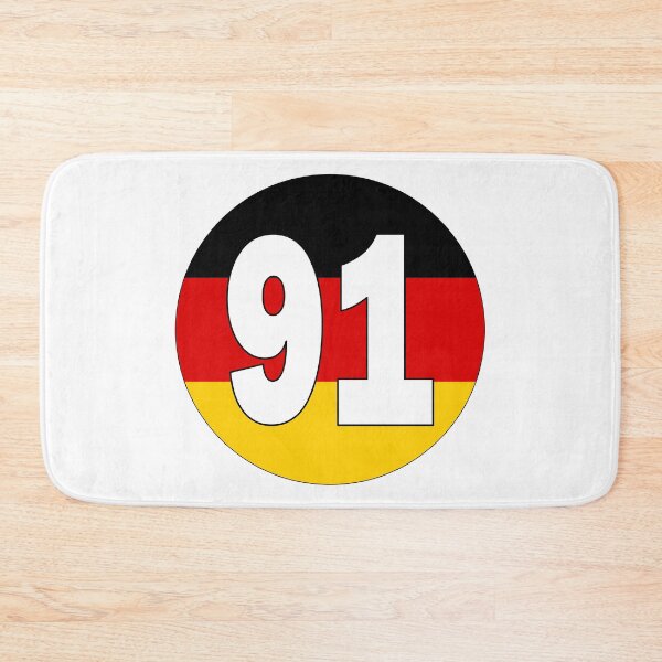 Item preview, Number 91 with Germany flag on the background designed and sold by AllShirts21.