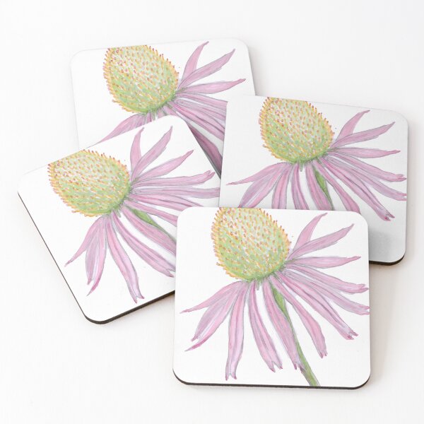Item preview, Echinacea - watercolour on cartridge designed and sold by Littleturk3y.