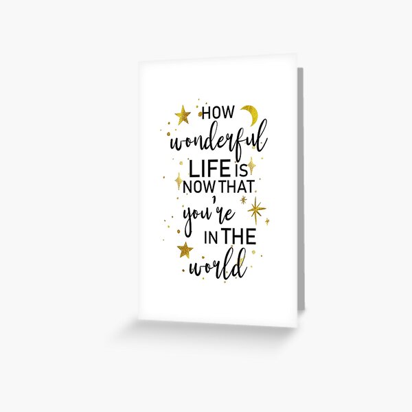 Item preview, How wonderful life is designed and sold by doodle189.