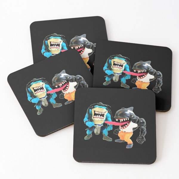 Item preview, Rox and Moby Lick, Street Sharks Action Figures designed and sold by ZapWow.
