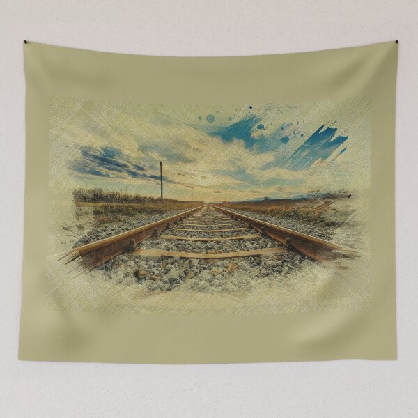 Item preview, Railway Track designed and sold by gooddesignart.