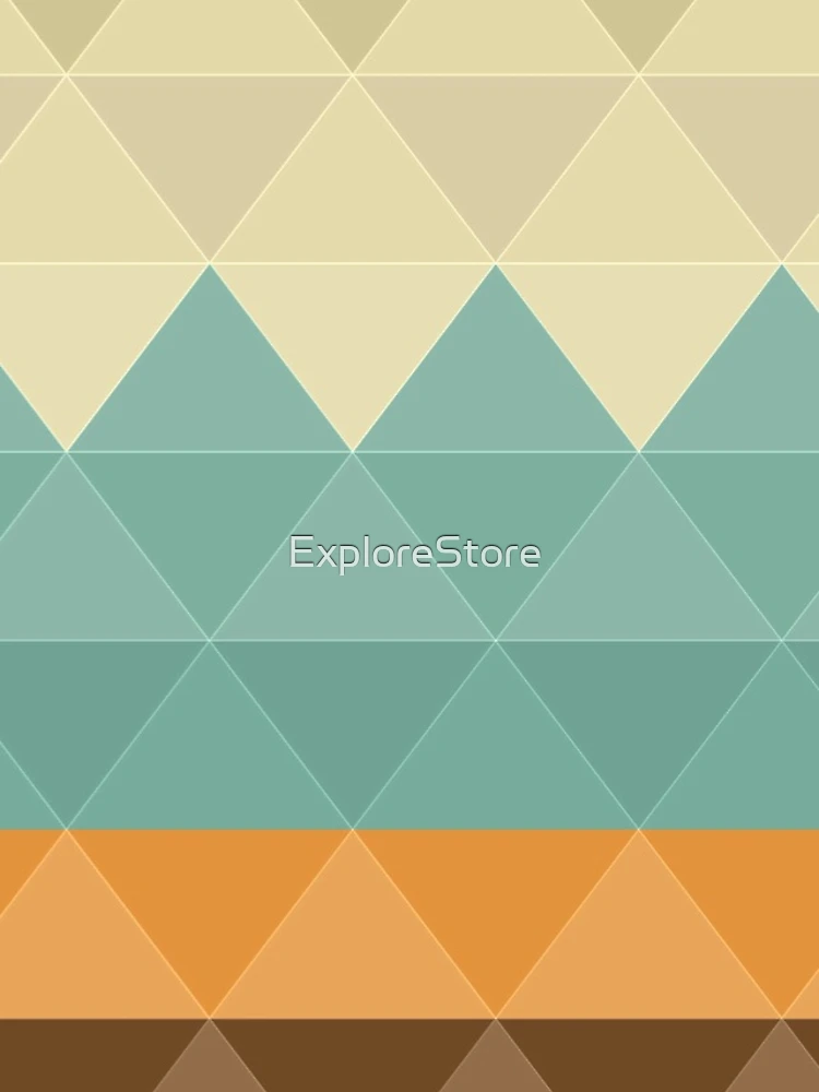 Thumbnail 4 of 4, iPhone Case, Triangular geometric pattern designed and sold by ExploreStore.
