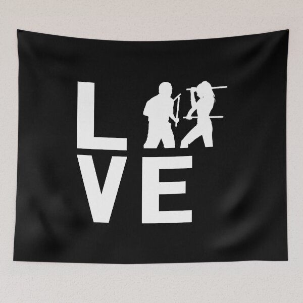 Item preview, Arnis Kali Eskrima FMA Sparring with Escrima Sticks Love designed and sold by ShopTheStyle.