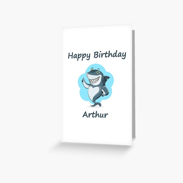 Carte De Vœux Joyeux Anniversaire Arthur Par Cmphotographs Redbubble