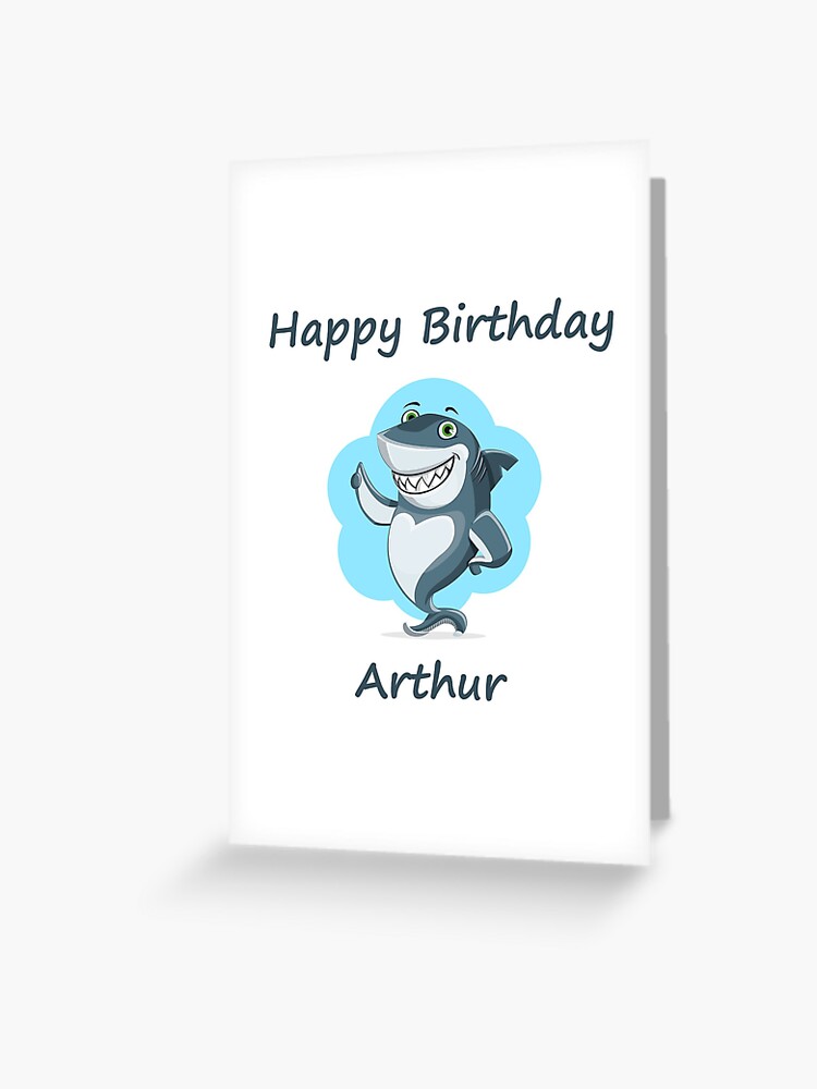 Carte De Vœux Joyeux Anniversaire Arthur Par Cmphotographs Redbubble