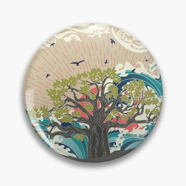 Item preview, Sunset sea and Baobab tree  designed and sold by AnnArtshock.