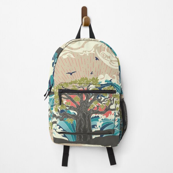 Item preview, Sunset sea and Baobab tree designed and sold by AnnArtshock.