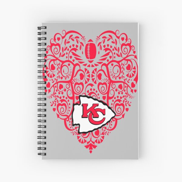 Heart kc mask Spiral Notebook