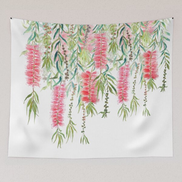 Item preview, hand painted Bottle brush tree  designed and sold by ColorandColor.