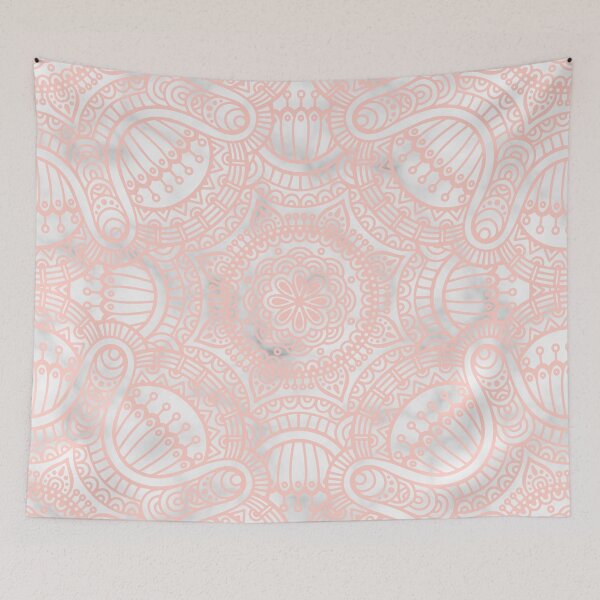 Item preview, Marble Pink Ethnic Mandala Pattern designed and sold by Vic Torys ☆.