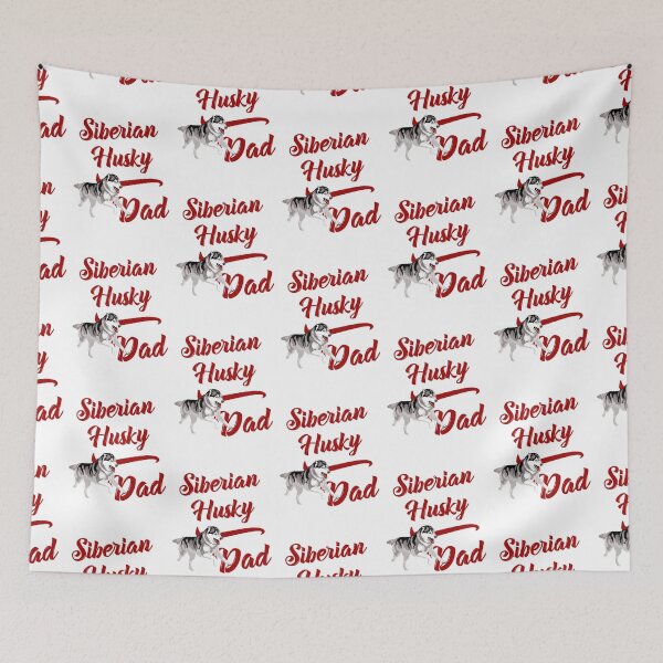 Artikelvorschau, Siberian Husky Dad! Speziell für Husky Dog Lovers! entworfen und verkauft von rs-designs.