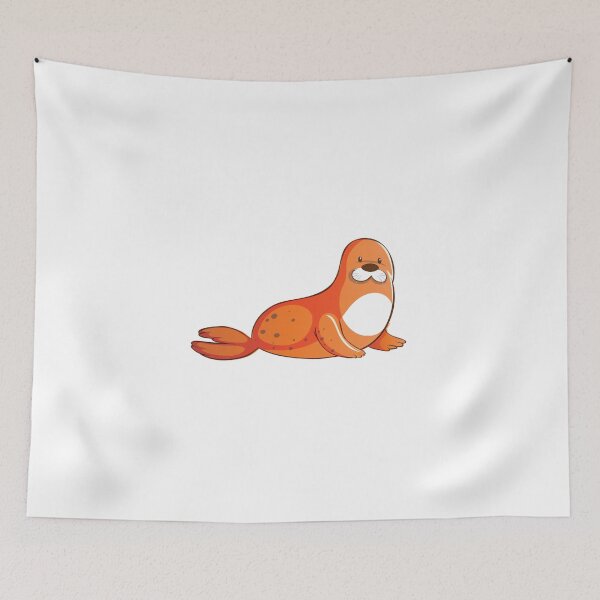 Item preview, Orange Sea Lion Design designed and sold by Puffoo.