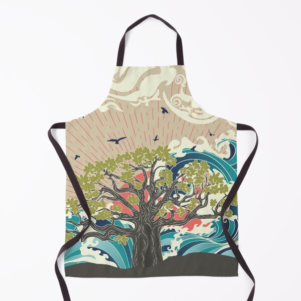 Item preview, Sunset sea and Baobab tree designed and sold by AnnArtshock.