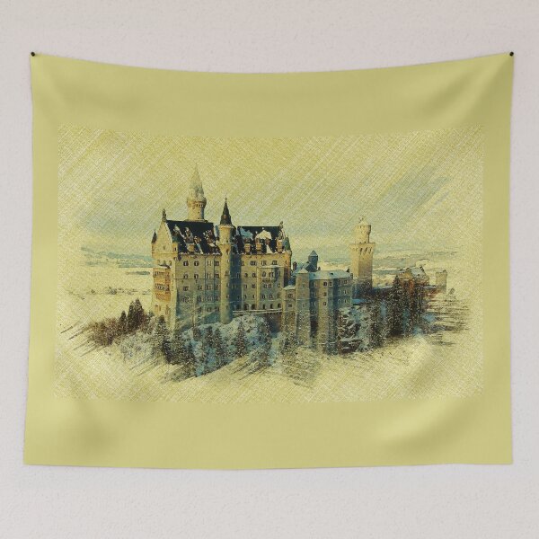 Item preview, Castle Digital Art designed and sold by gooddesignart.