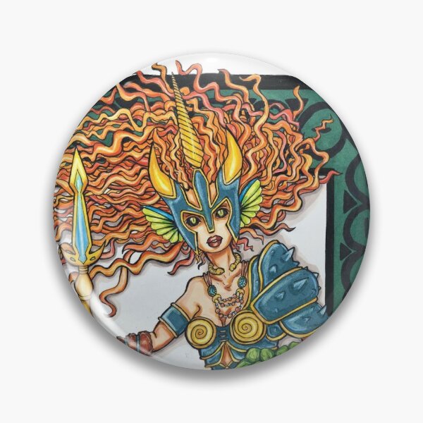Item preview, Valkyria viking mermaid designed and sold by KeishokuMizuki.