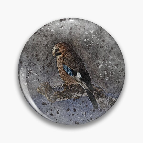 Item preview, Jay en una rama designed and sold by Ignipae.