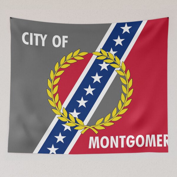 Artikelvorschau, Montgomery Flagge. Flagge von Montgomery entworfen und verkauft von toluk.