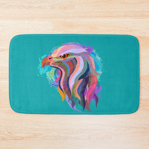 Item preview, Eagle t-shirt bird decorated with rainbow colors designed and sold by DiamondStore1.