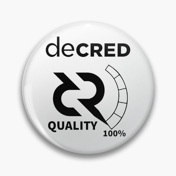 Item preview, Calidad decred © v2 (Diseño con marca de tiempo https://timestamp.decred.org/) designed and sold by OfficialCryptos.