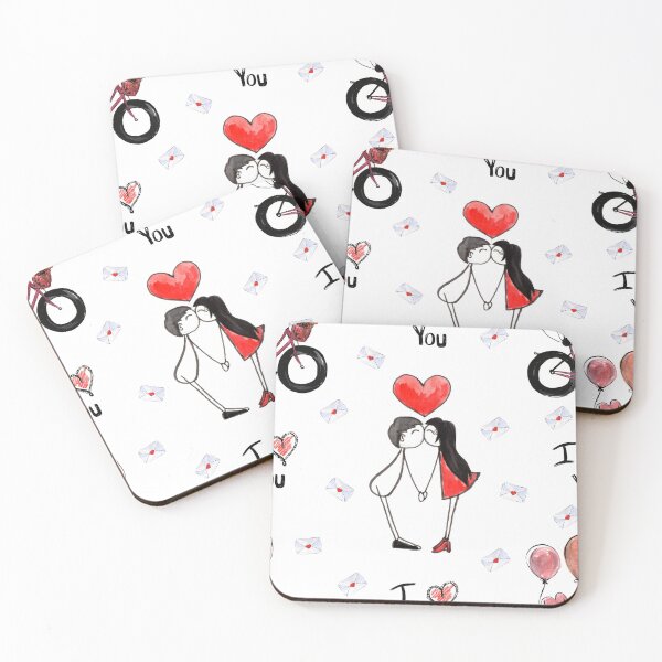 Item preview, Pair of lovers hearts love relationship designed and sold by ausgefuchst.