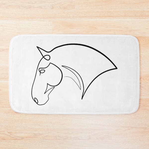 Item preview, Lusitano horse one line art designed and sold by ToniChavorska.