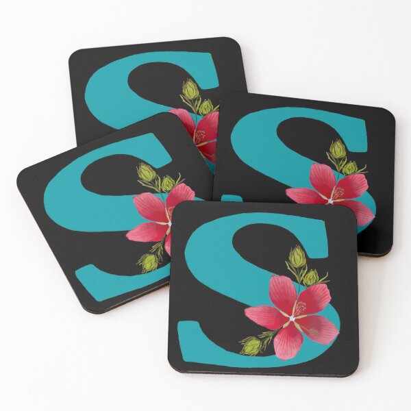 Item preview, Fonts n Flowers Letter S by MarcyBrennanArt designed and sold by MarcyBrennanArt.