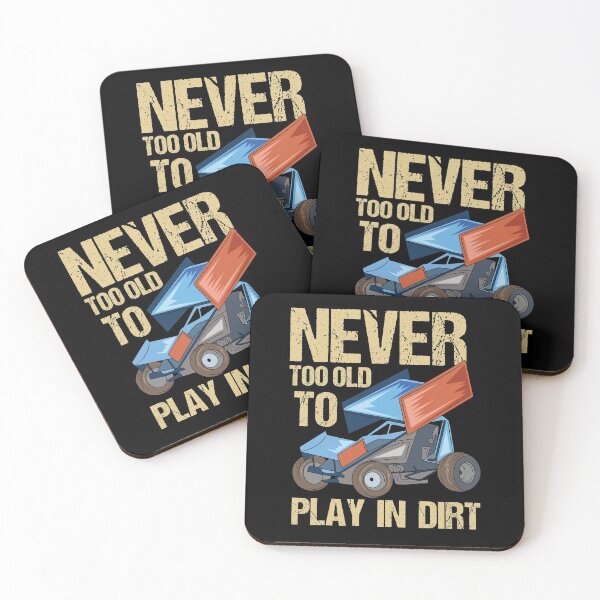 Item preview, Dirt Track - Never Too Old To Play In Dirt designed and sold by Sandra78.