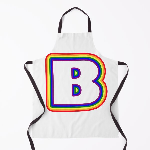 Item preview, Letter B- Rainbow Stroke Design - LGBTQ designed and sold by MoonsmileProd.
