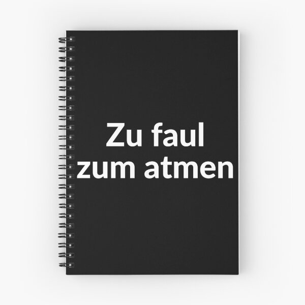 Item preview, Zu faul zum atmen designed and sold by Yenon.