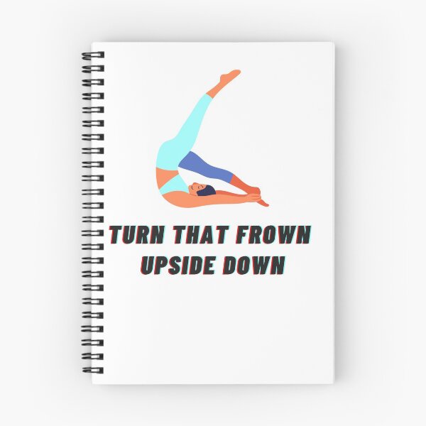 Item preview, turn that frown upside down-frown upside down-yoga and vegan shirts/ tshirts designed and sold by fitpress.