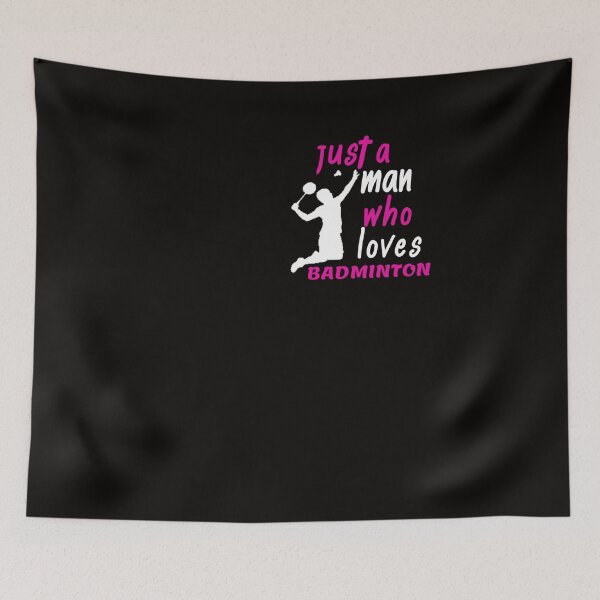 Item preview, just a man who love badminton/ Shirt / Hoodie / Tank Top / Badminton Shirt / Badminton Gift / Badminton Player designed and sold by Ami store.
