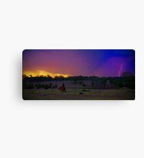 Rusty Lightning Canvas Print