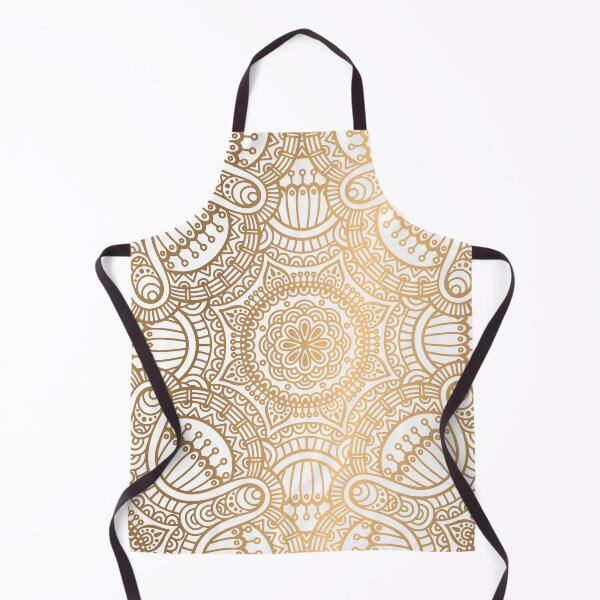 Item preview, Gold Ethnic Pattern With Mandalas designed and sold by Vic Torys ☆.