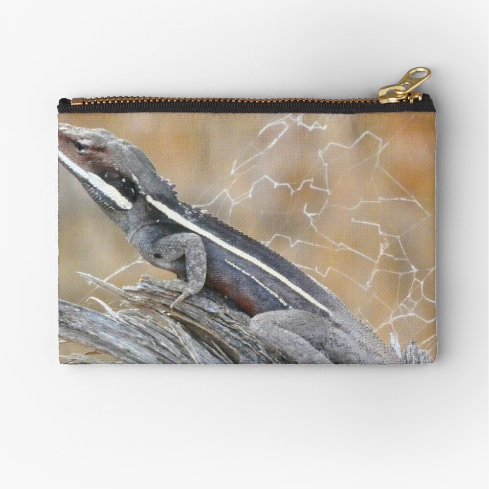 Gilbert's Dragon On a Log Zipper Pouch