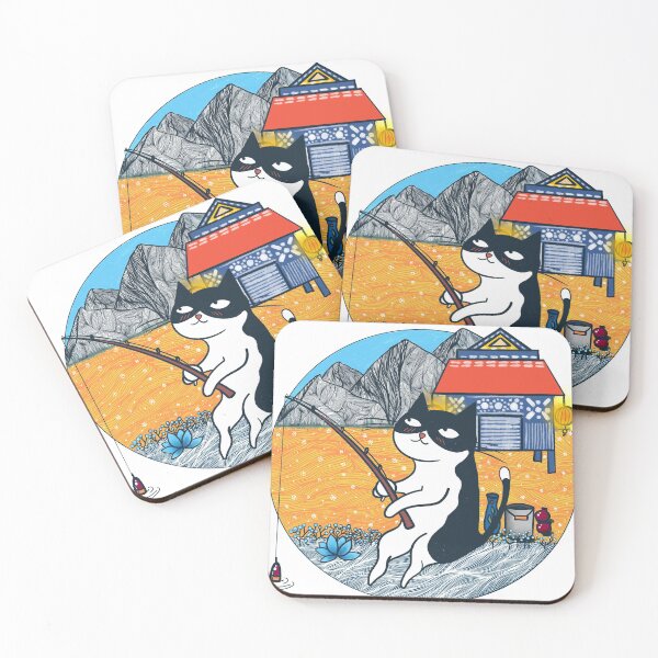 Item preview, Fishing cat designed and sold by winterfree.